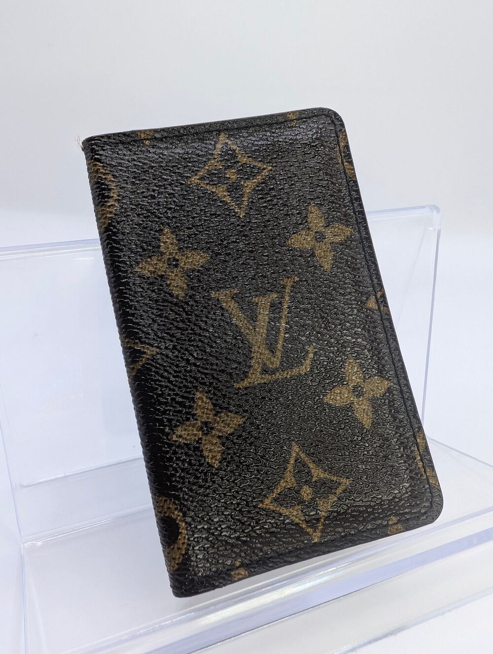 Auth Louis Vuitton Monogram Pocket Organizer Bifold Card Holder - Code RA0926